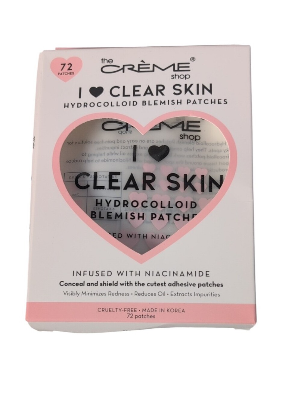 The Creme Shop 72 Heart Shaped Hydrocolloid Blemish Patches